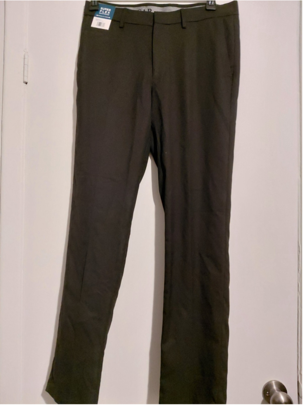 Men's Haggar Super Flex Dress Pants Black Comfort 32x32